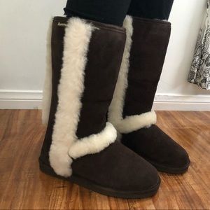 Sheepskin boots